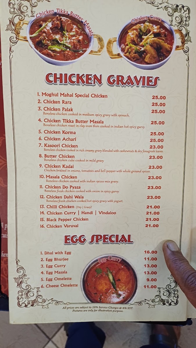 Menu - Moghul Mahal Restaurant | Cyberjaya photo 1