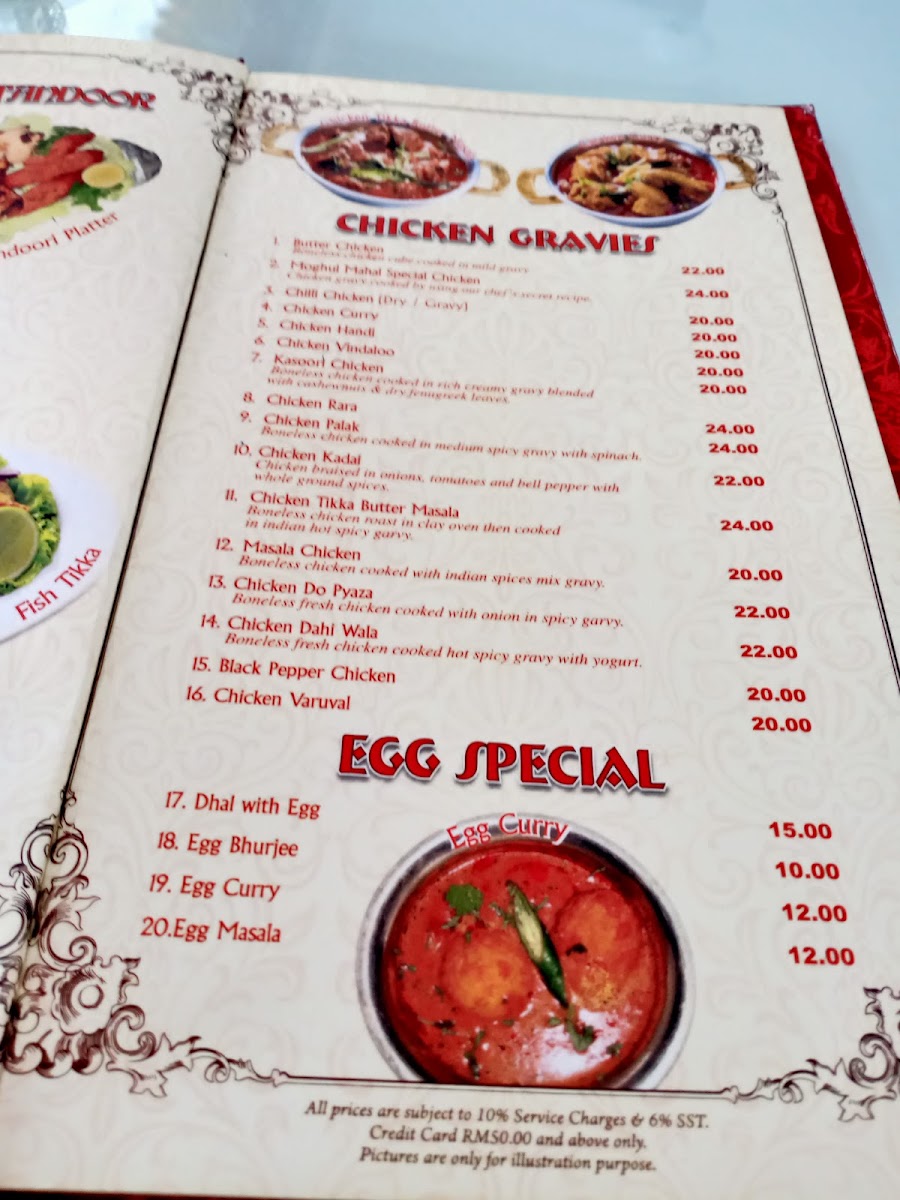 Menu - Moghul Mahal Restaurant | Cyberjaya photo 3
