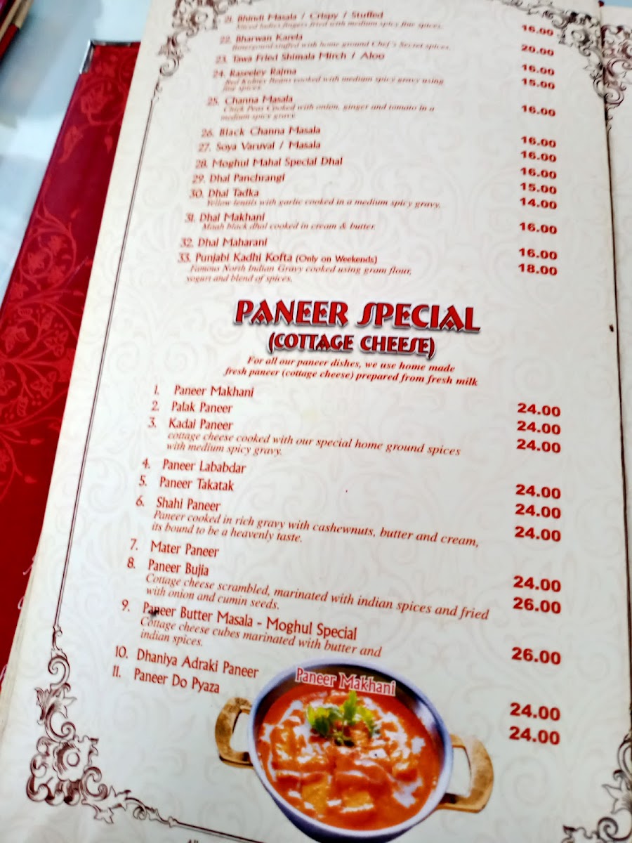 Menu - Moghul Mahal Restaurant | Cyberjaya photo 4
