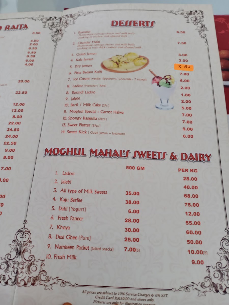 Menu - Moghul Mahal Restaurant | Cyberjaya photo 9